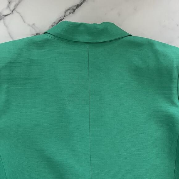 Sezane Romane Jacket in Kelly Green Size 12 Preppy french chic oversize blazer - Picture 8 of 13